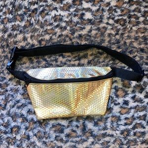 Fydelity Gold Holographic Fanny Pack